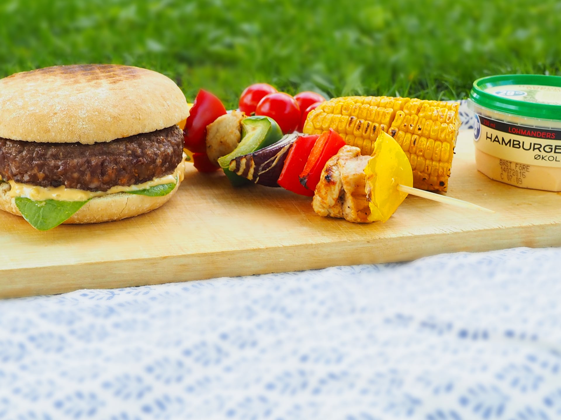 enkel rask hamburger