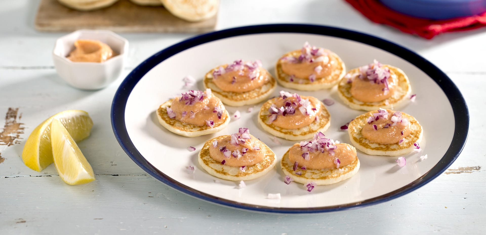 Blinis med kaviarkrem
