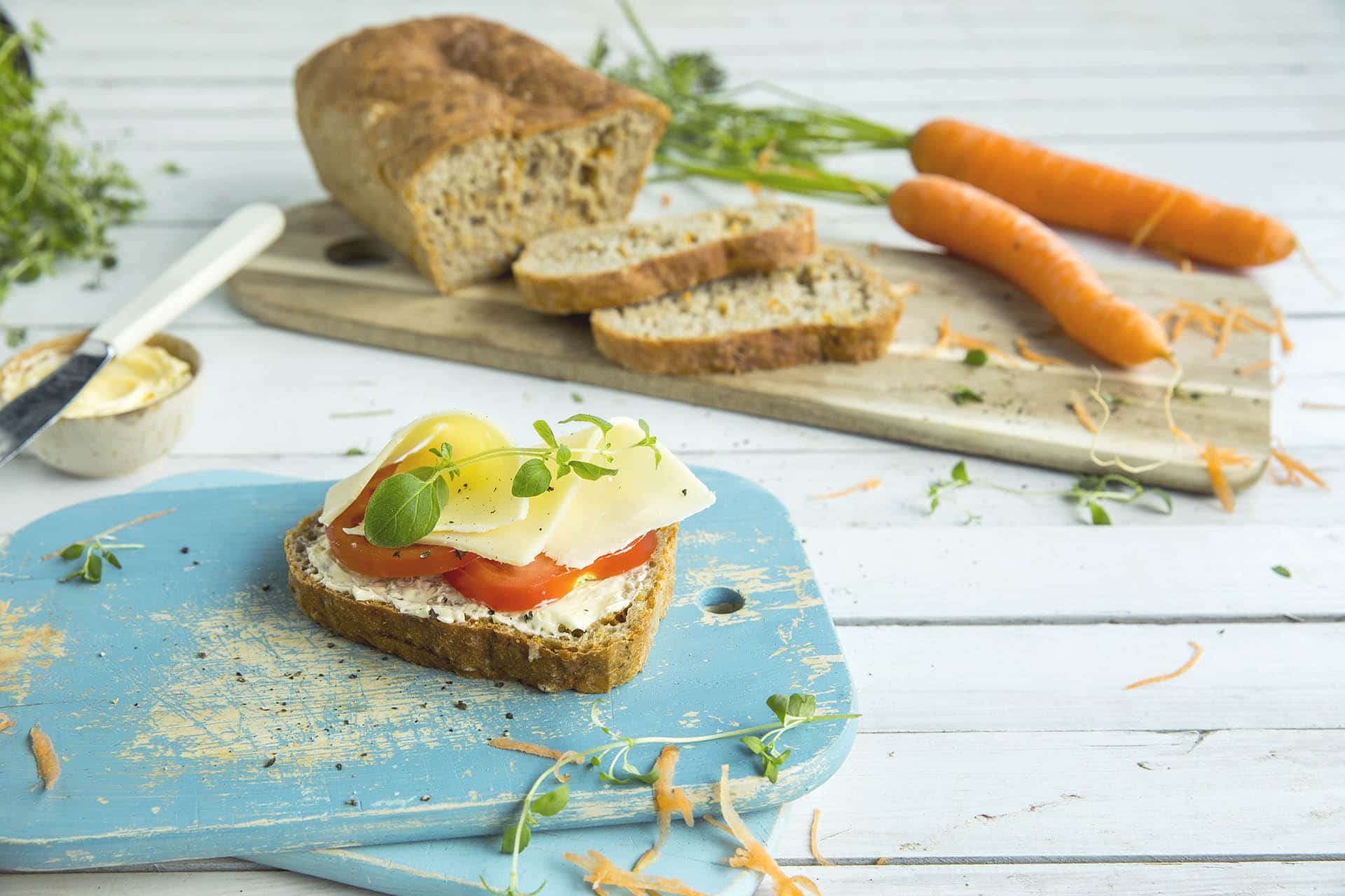 Eltefritt gulrotbrød