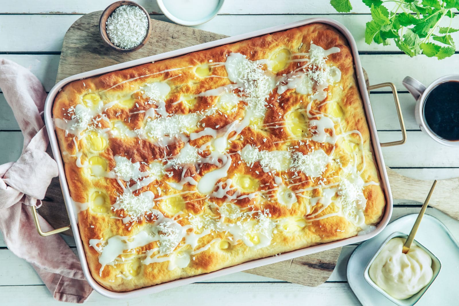 Skolebollefocaccia