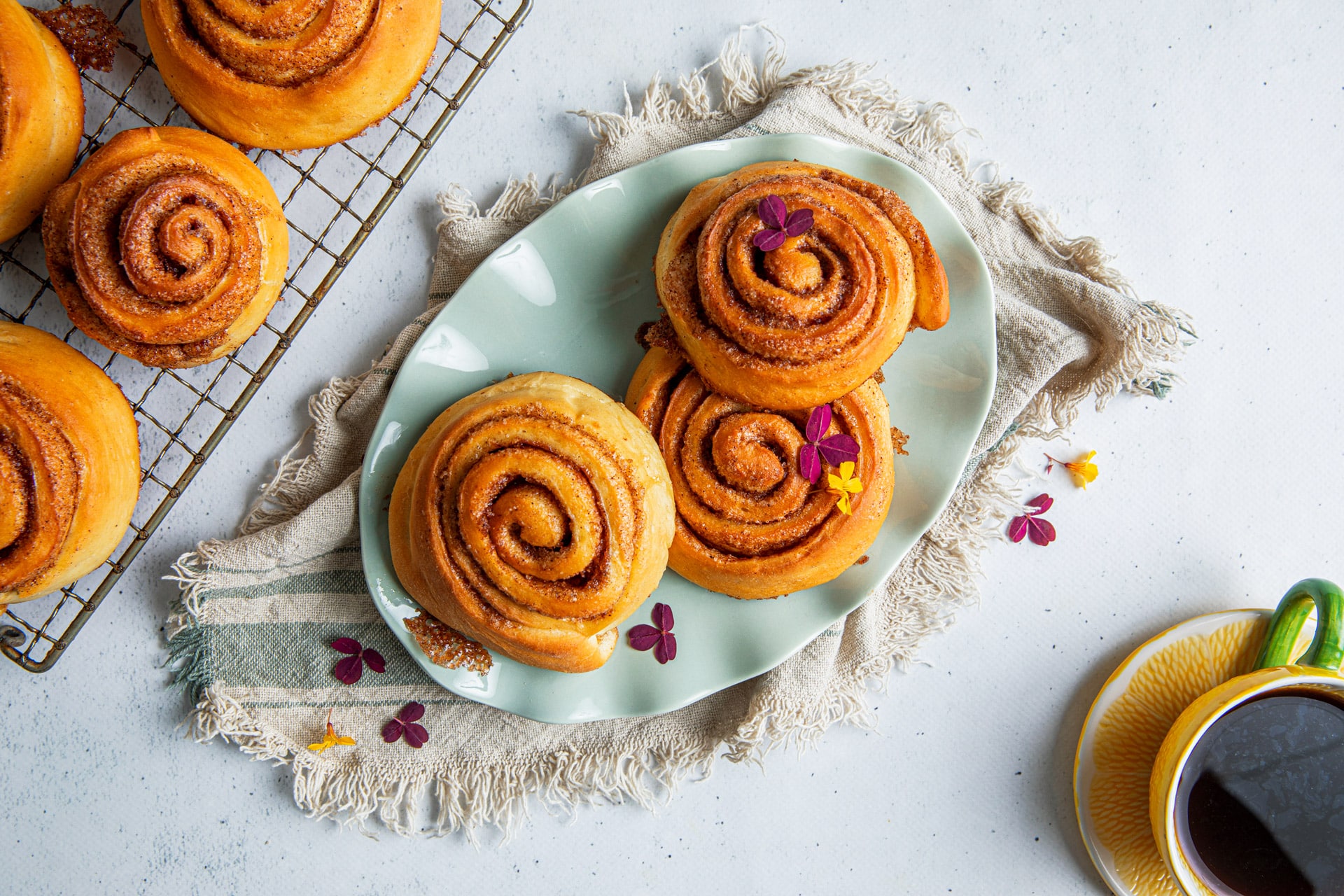 Enkle kanelsnurrer