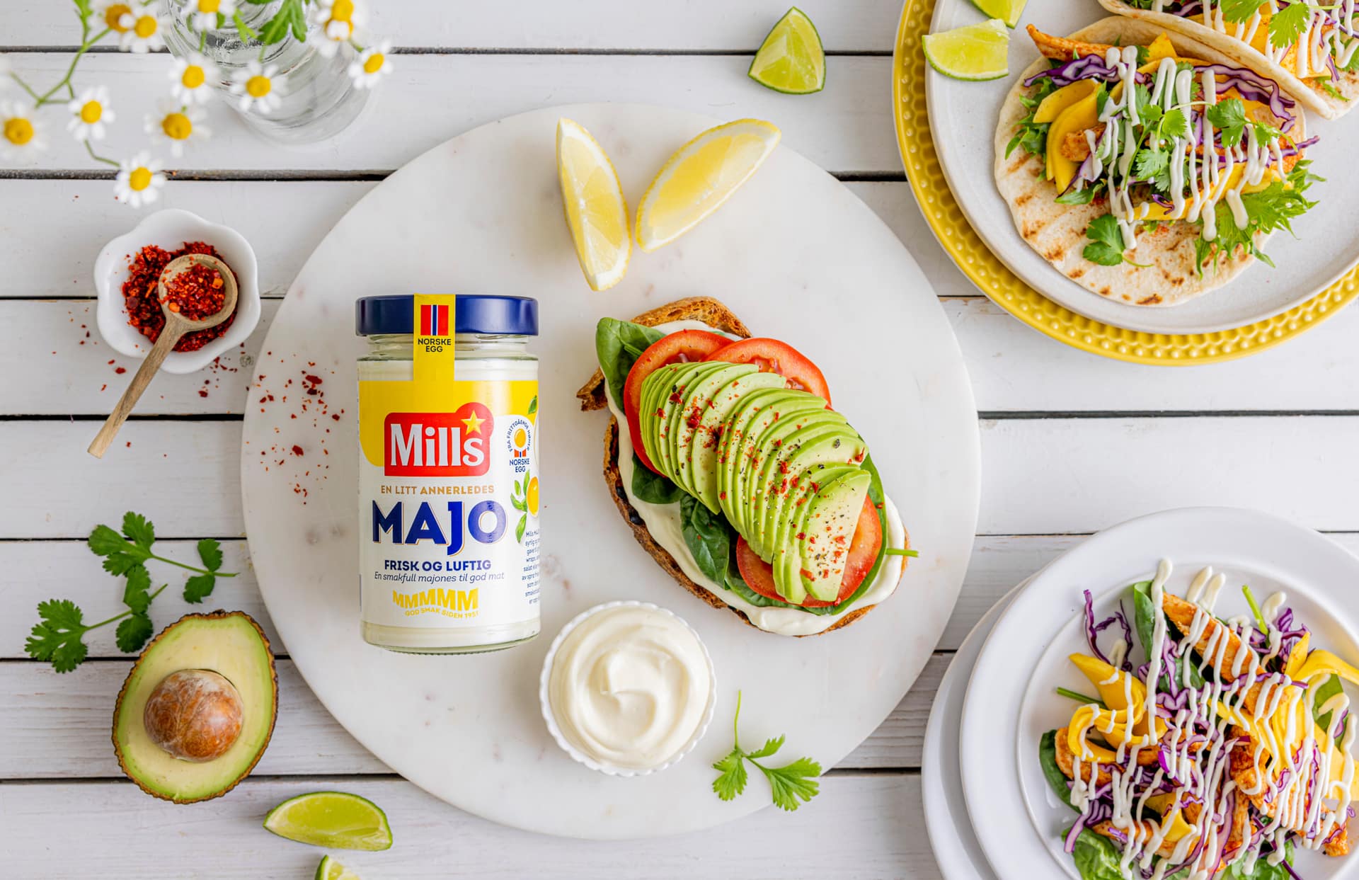 Mills MAJO og avokadotoast