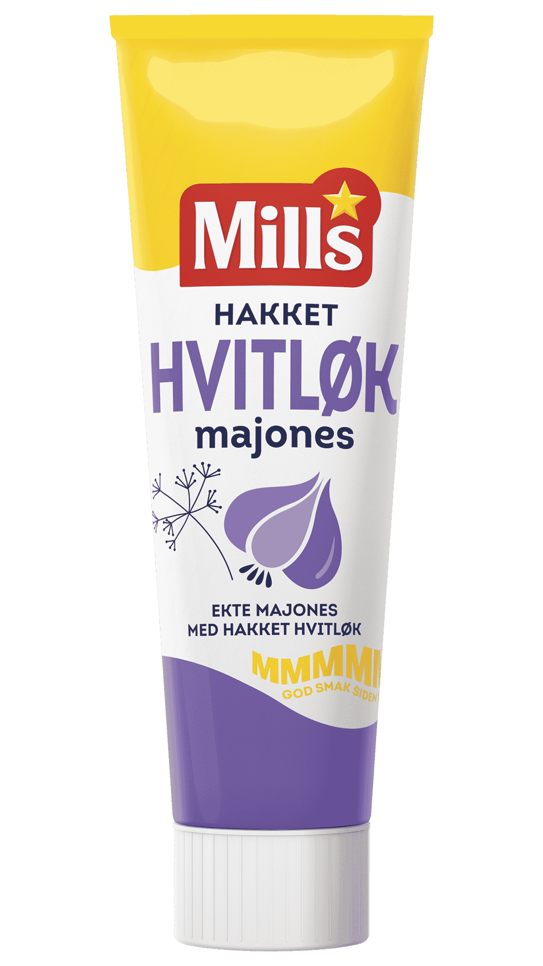 Tube med Mills Hvitløksmajones