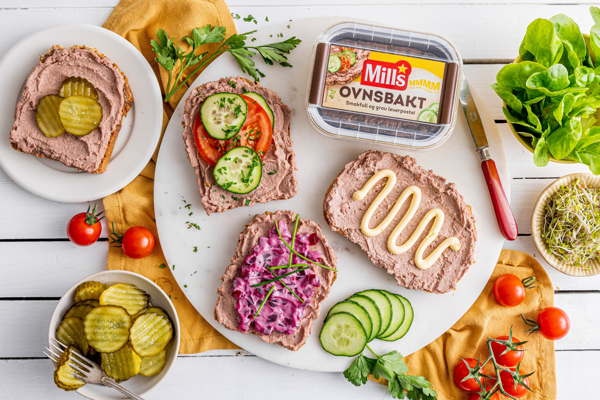 Mills Ovnsbakt Postei