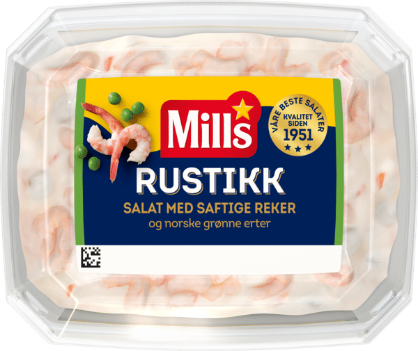 Mills rustikk rekesalat pakningsbilde