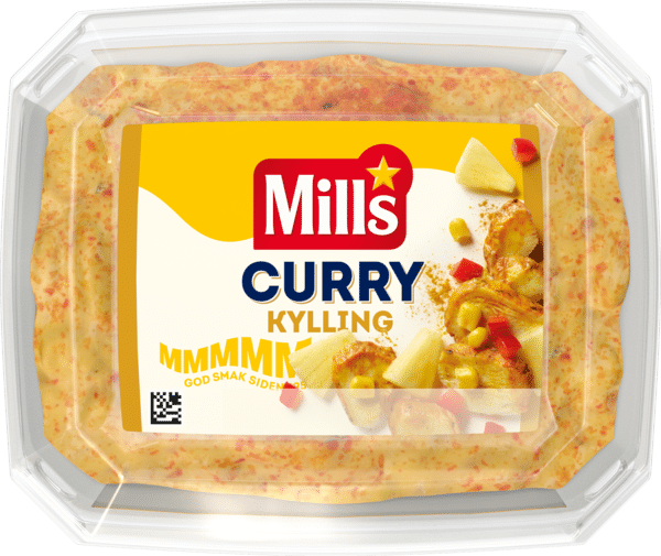 Mills Curry kyllingsalat pakningsbilde