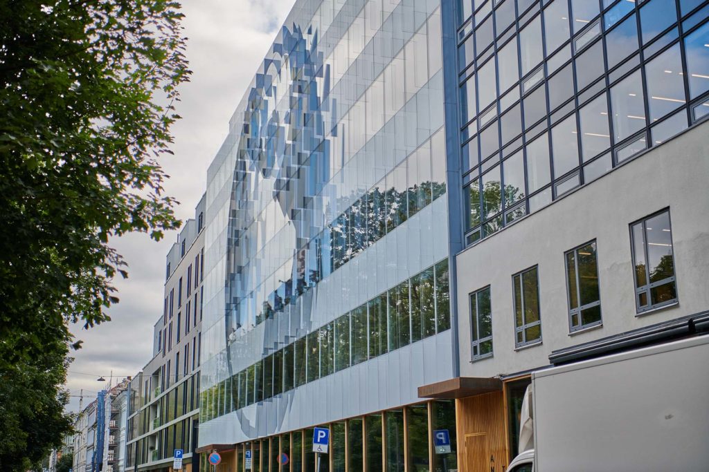 Fasade på Mills sitt hovedkontor