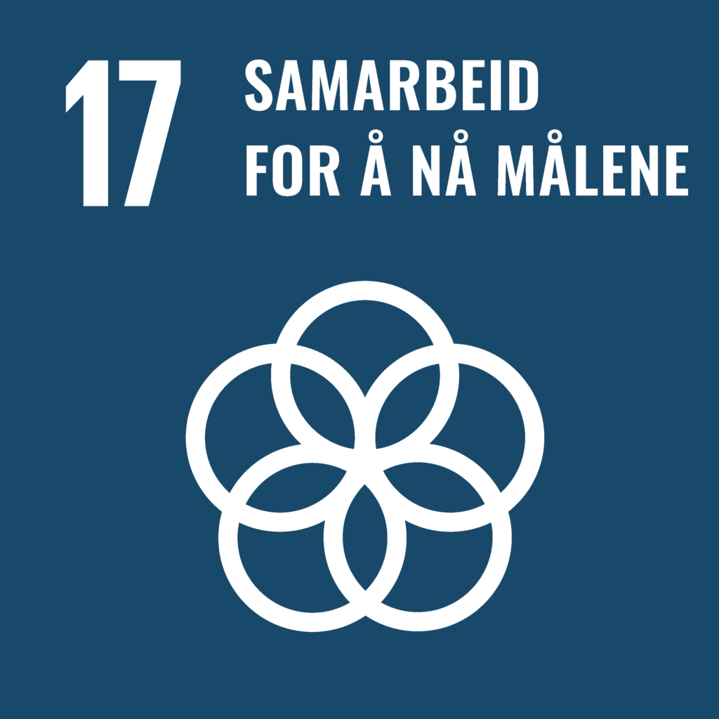 Bærekraftmål nr 17 samarbeid for å nå målene