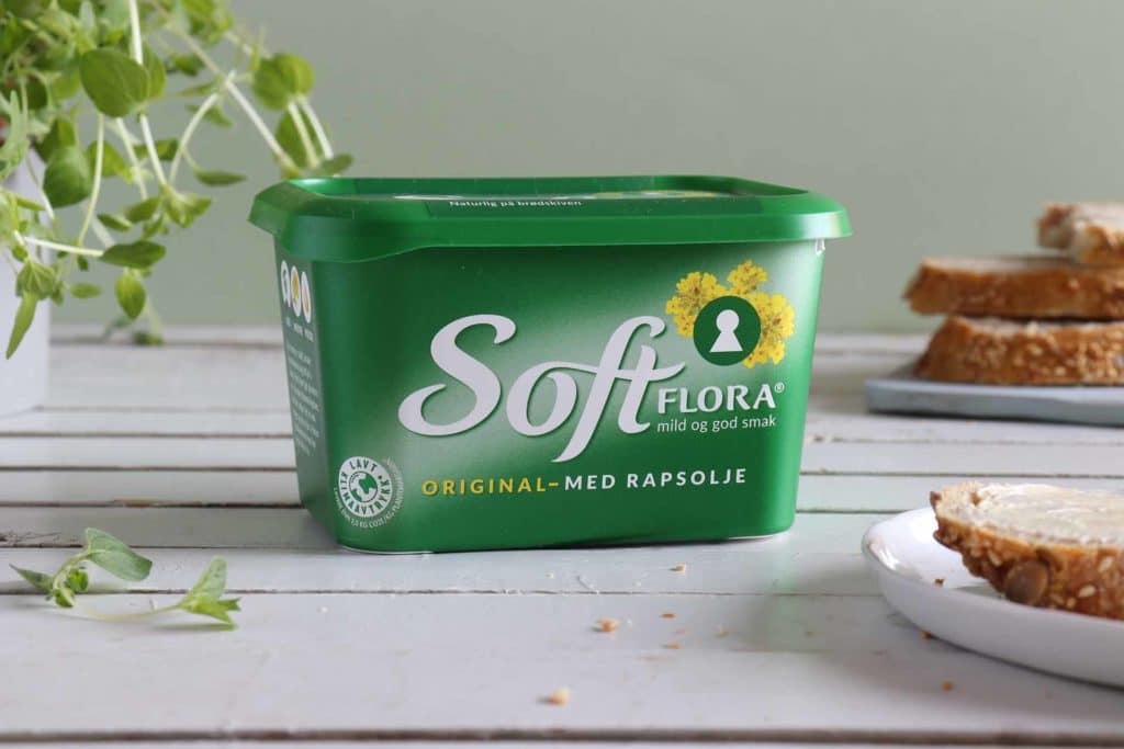 Soft Flora med klodemerket