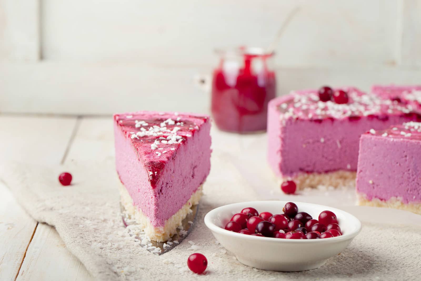 Raw vegansk bærkake